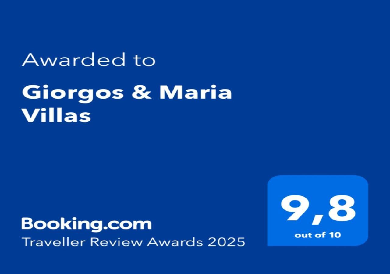 Giorgos & Maria Villas Ágios Matthaíos エクステリア 写真